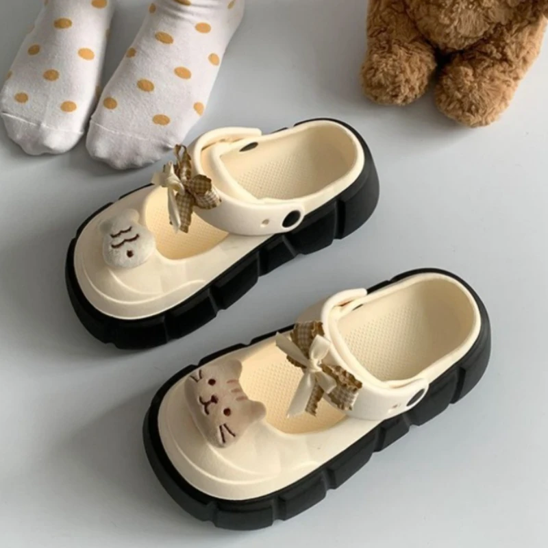 Street Fashion Korean - Neue süße DIY Katzenfisch-Mode-Clogs für Damen,