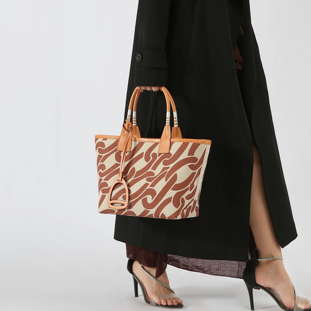 Tote Bag Canvas Print - Praktische Tasche für Damen, Canvas-Einkaufstasche, modisch