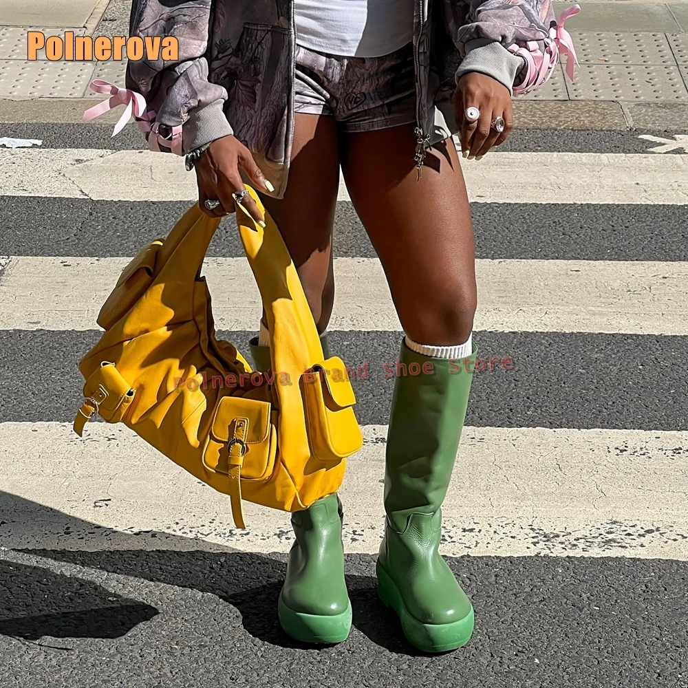 Street Fashion Trend 2025 - Frauen Sexy Mode Schuhe Winter Trend