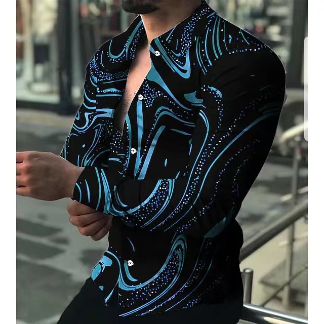 Street Fashion Trend 2025 - 2025 Frühling Herrenhemden Mode Retro Street