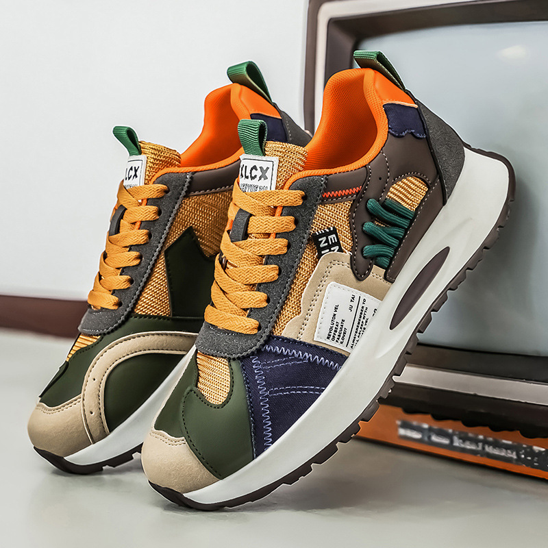 Street Fashion Korean - Herren-Sneaker im koreanischen Stil, trendige weiße