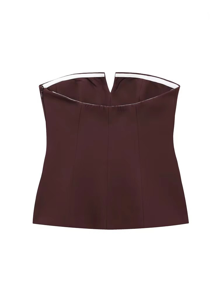 TFMLN Damen Trägerloses Crop 2 – Street Fashion Youtube Bewertung und Preis