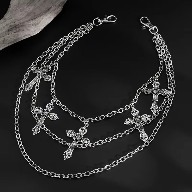 Modische Punk-Metall-Hosenkett – Street Fashion Jewelry Bewertung und Preis