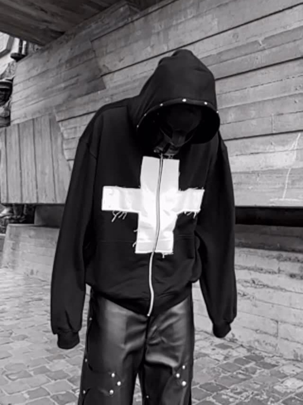 2026 Neu Y2K Dark Cross Kapuze – Street Fashion Zip Up Hoodie Bewertung und Preis