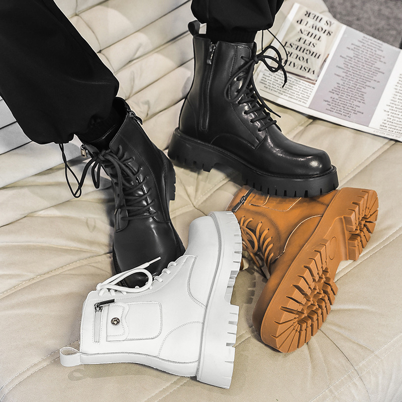 2025 Trend Männer Stiefel Turn – Street Fashion Trend 2025 Bewertung und Preis