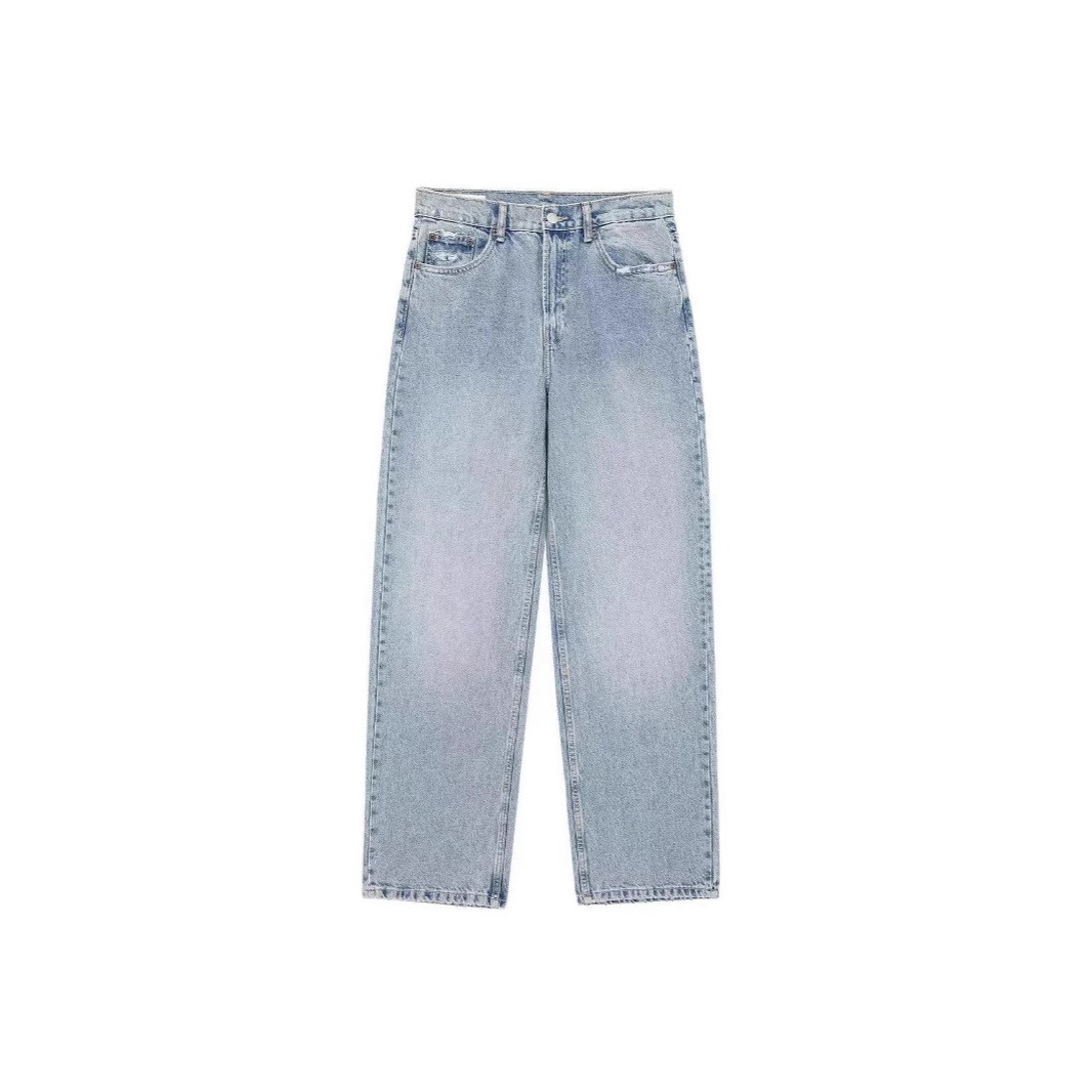 Damen-Jeans mit mittelhohem Bu – Distressed Jean Rip Bewertung und Preis