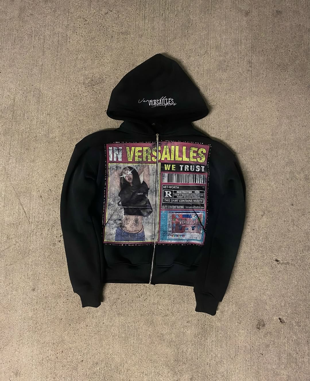 Retro-Mode Bedruckter Hoodie Y – Street Fashion Zip Up Hoodie Bewertung und Preis