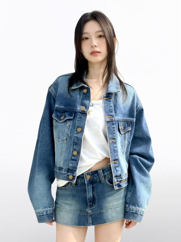 Damen American Vintage 2-teili – Street Fashion Korean Bewertung und Preis