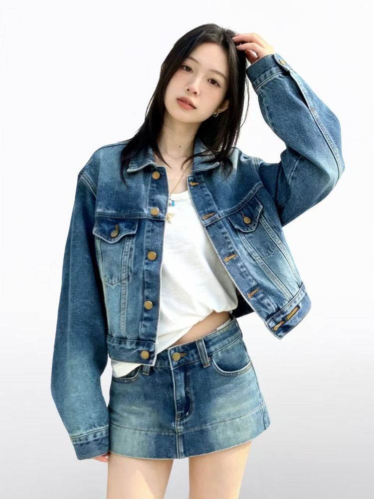 Damen American Vintage 2-teili – Street Fashion Korean Bewertung und Preis