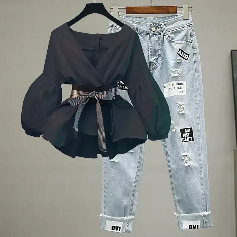 Frauen Elegante V-ausschnitt S – Street Fashion Korean Bewertung und Preis