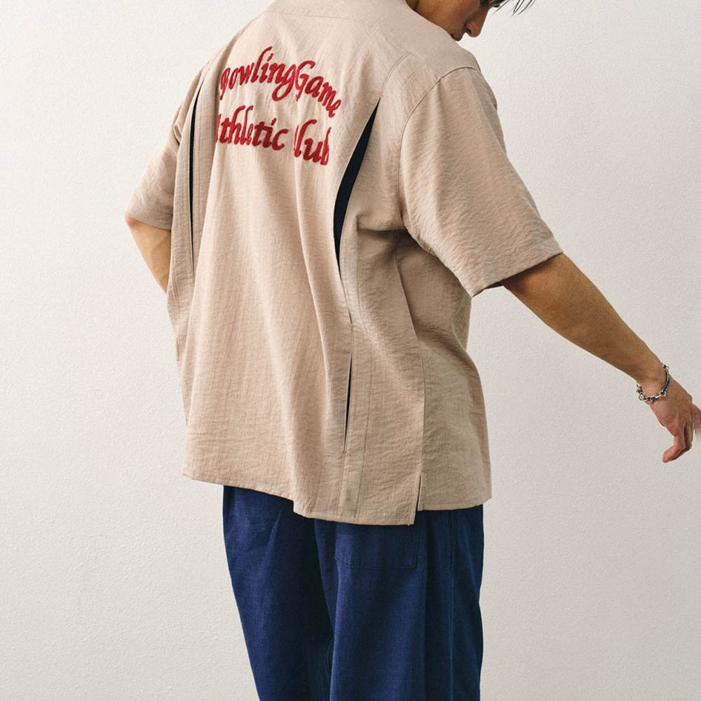 Herren-gesticktes Kurzarmhemd, – Street Fashion Trend 2025 Bewertung und Preis