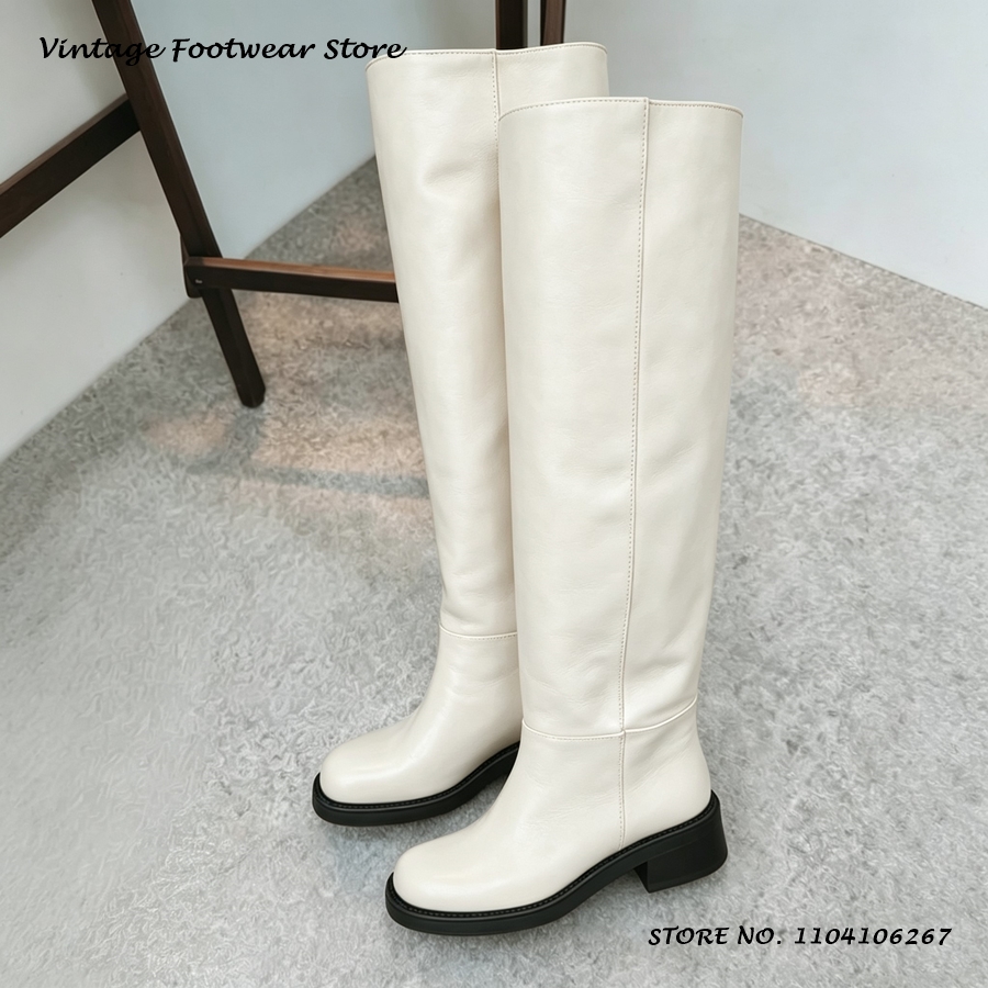 Gelbe PU-Leder-Kniestiefel, sc – Street Fashion Rome Bewertung und Preis