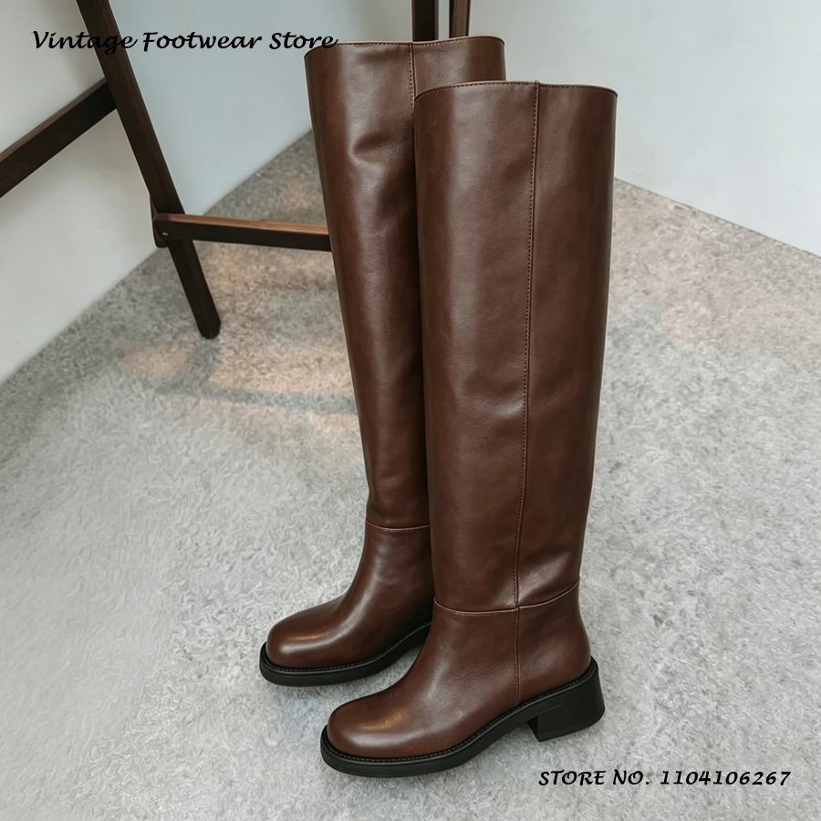 Gelbe PU-Leder-Kniestiefel, sc – Street Fashion Rome Bewertung und Preis