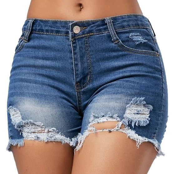 Damen-Shorts mit Löchern, Hoch – Distressed Jean Rip Bewertung und Preis