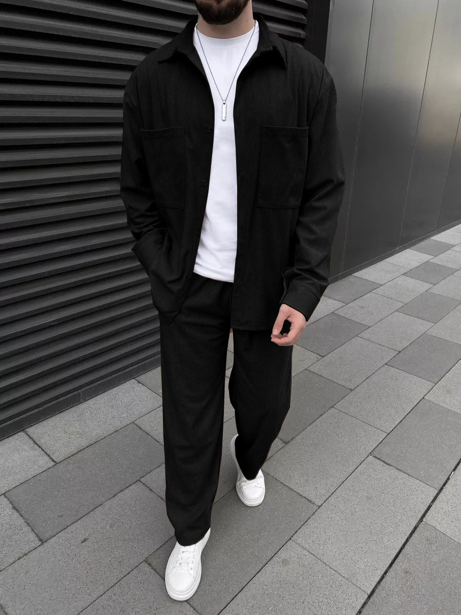 Herren-Cordoutfit im Zweiteile – Street Fashion Clothes Bewertung und Preis
