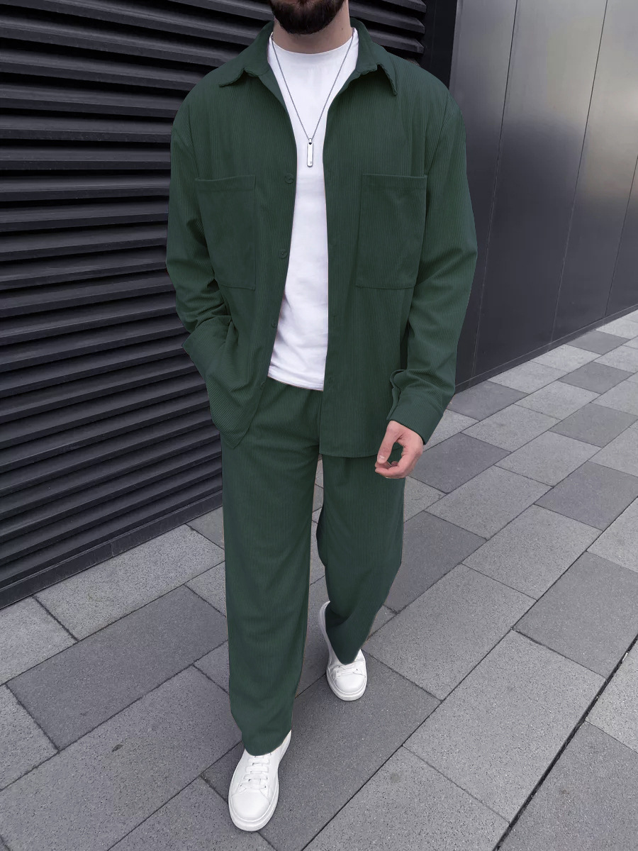 Herren-Cordoutfit im Zweiteile – Street Fashion Clothes Bewertung und Preis