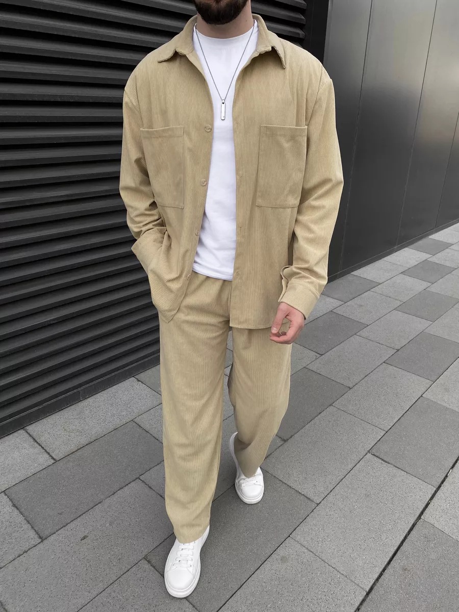 Herren-Cordoutfit im Zweiteile – Street Fashion Clothes Bewertung und Preis