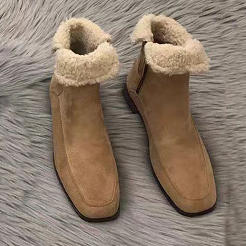 2026 Neue Pelz-Knöchelstiefel  – Street Fashion Clothes Bewertung und Preis