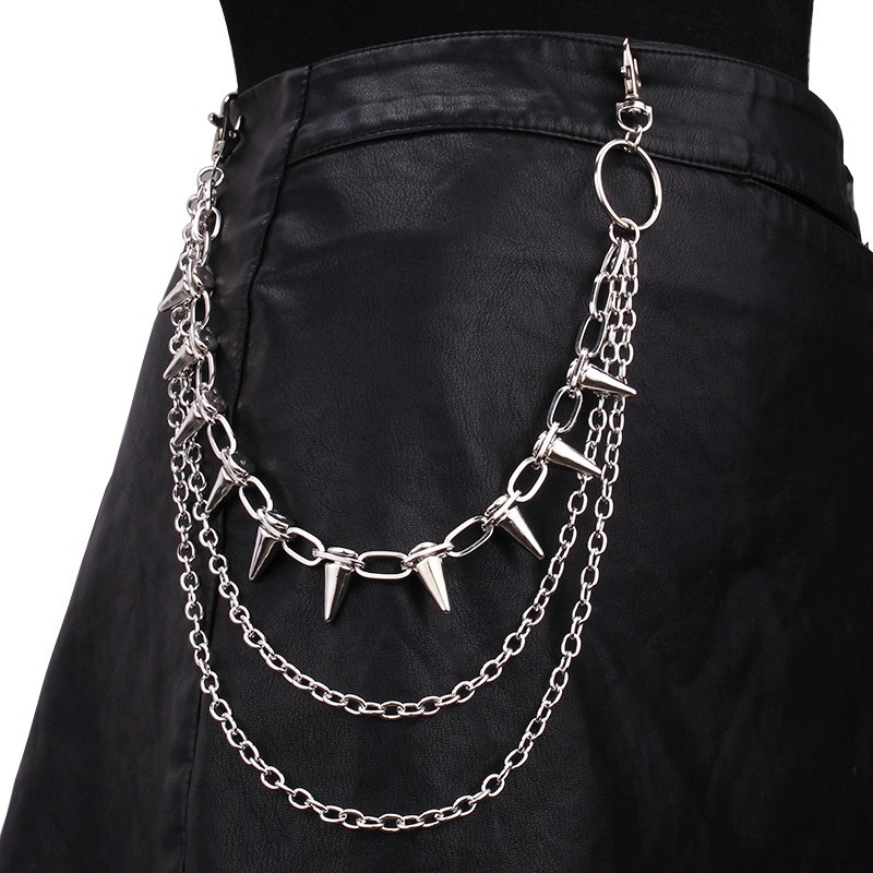 Hip Hop Punk Rock Metall Hosen – Street Fashion Jewelry Bewertung und Preis