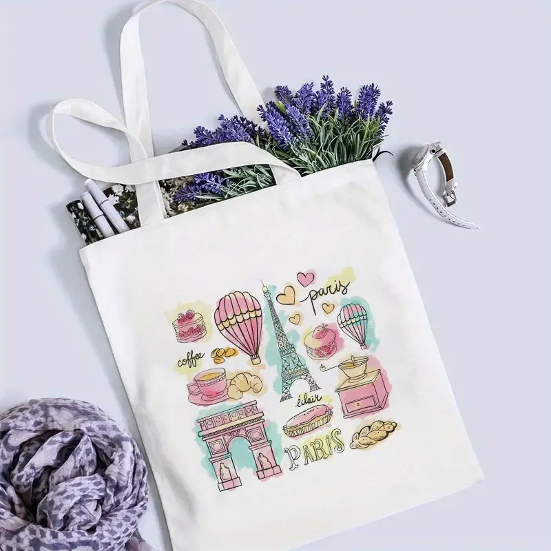 Paris-Reisetasche für Damen, S – Tote Bag Canvas Print Bewertung und Preis