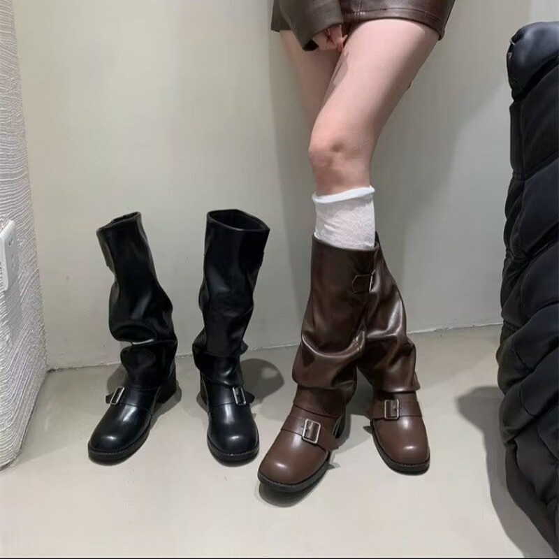 2025 frau Stiefel Kniehohe Pla – Street Fashion Trend 2025 Bewertung und Preis