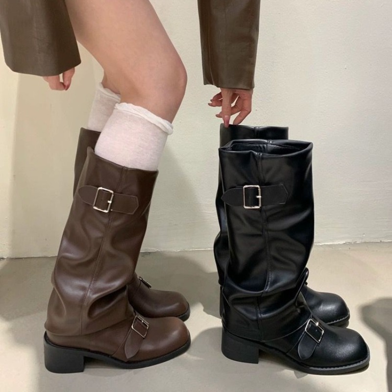 2025 frau Stiefel Kniehohe Pla – Street Fashion Trend 2025 Bewertung und Preis