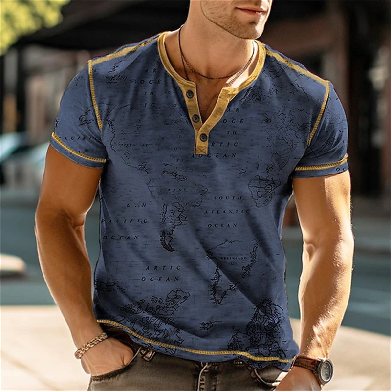 Herren-Henry-Shirts mit lustig – Street Fashion Clothes Bewertung und Preis