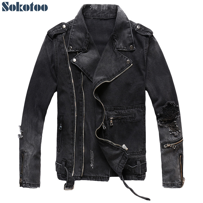 Sokotoo Männer reiß schwarz de – Distressed Jean Rip Bewertung und Preis