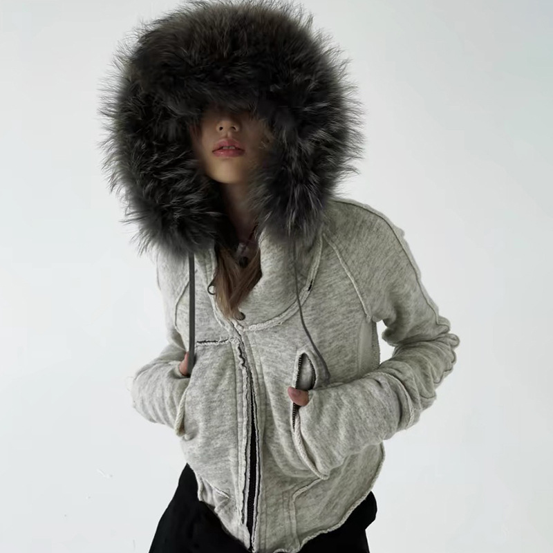 Vintage Fashion Zip Up Frauen  – Street Fashion Zip Up Hoodie Bewertung und Preis