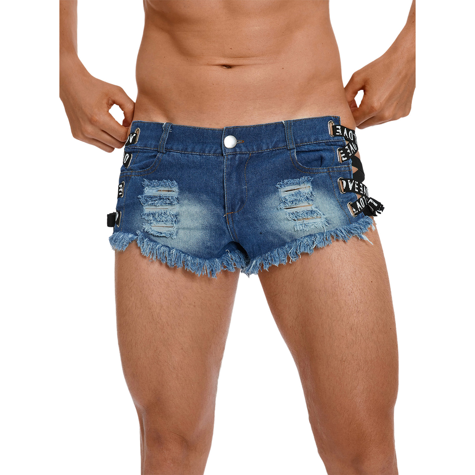Herren Distressed Ripped Mini  – Distressed Jean Rip Bewertung und Preis