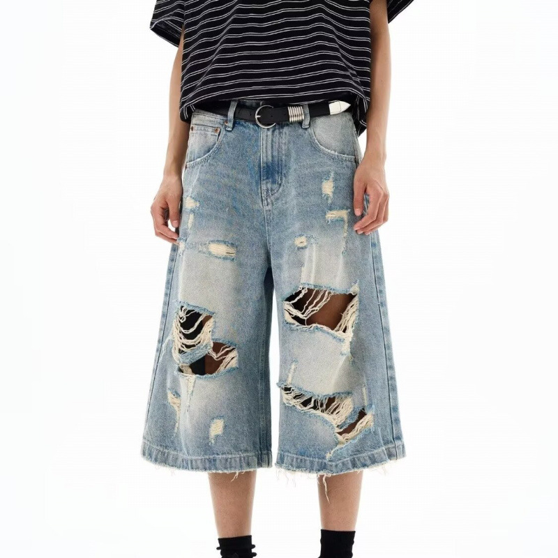 Neue Vintage Zerrissene Baggy  – Distressed Jean Rip Bewertung und Preis