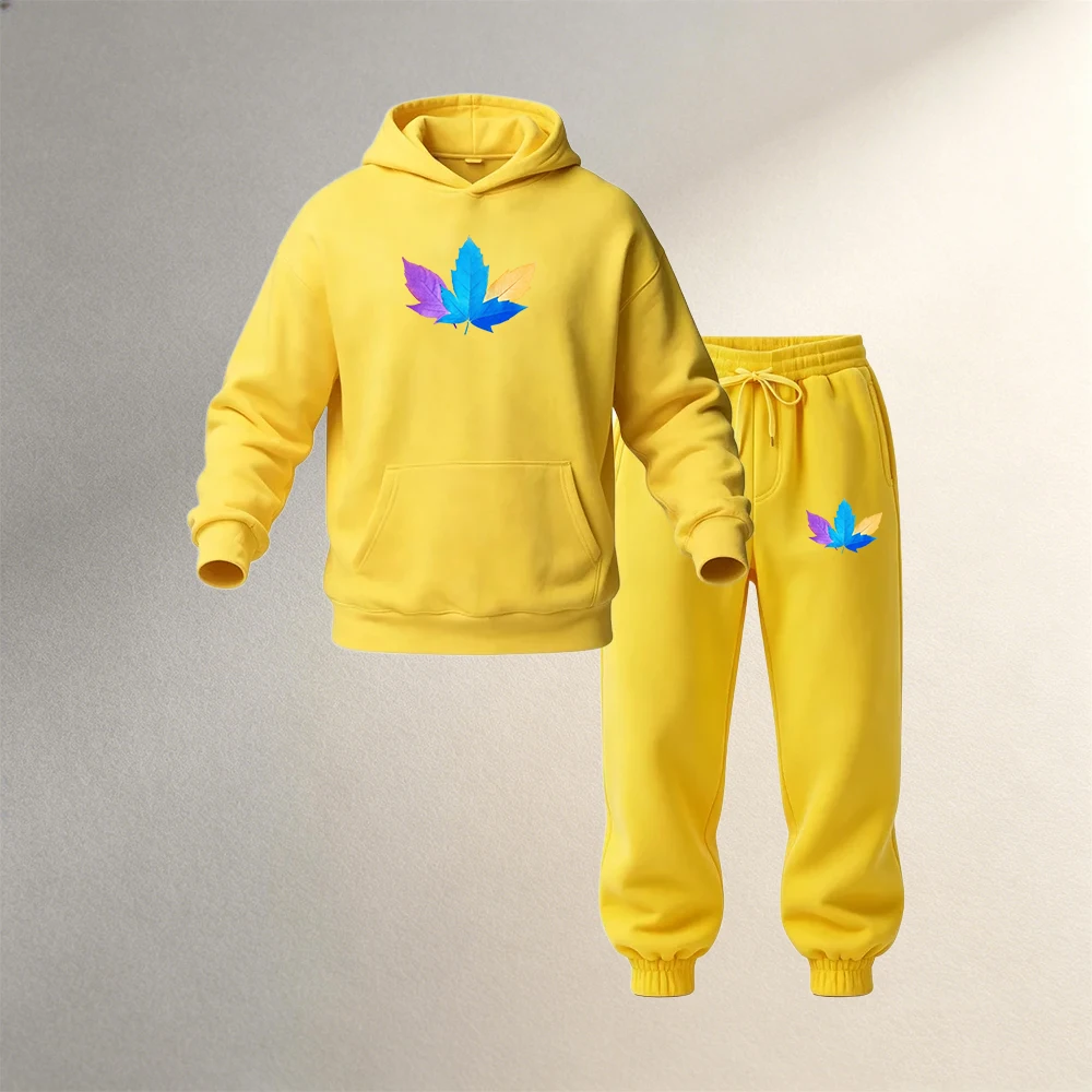Herren Pullover-Hoodie-Sets 2- – Street Fashion Clothing Bewertung und Preis